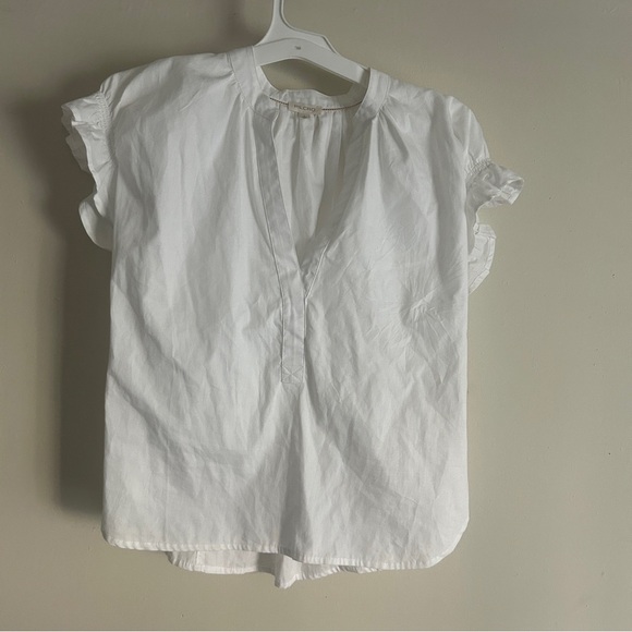 Pilcro Women’s Blouse Top, Flutter-Sleeve Small S - Picture 1 of 8